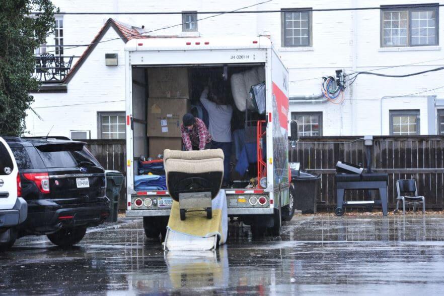Arizona moving work during wet weather