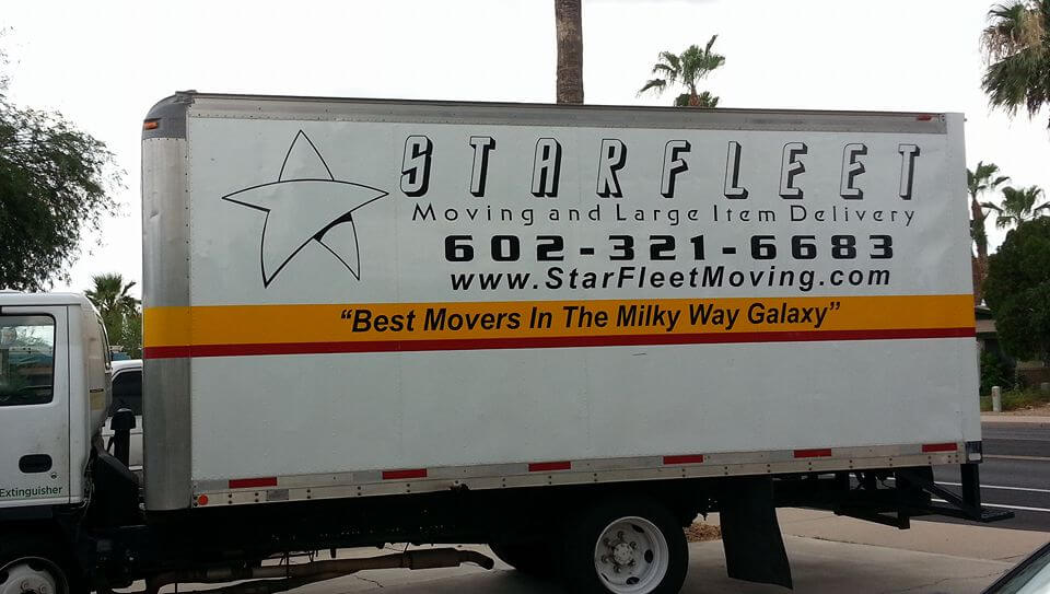 Starfleet Moving truck and crew in Gilbert, Arizona